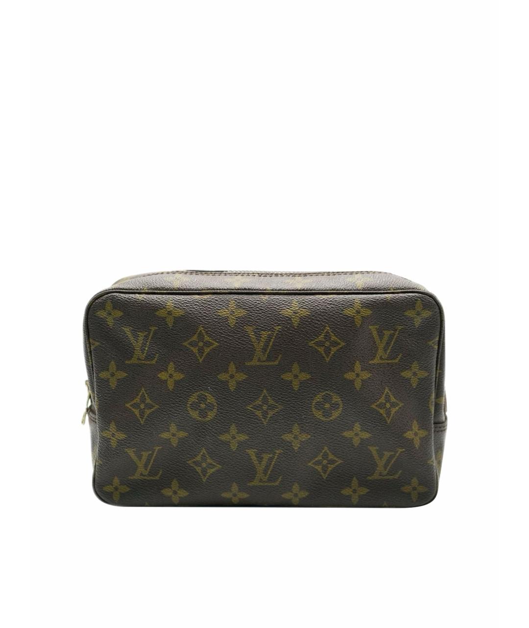 LOUIS VUITTON Коричневая косметичка, фото 1