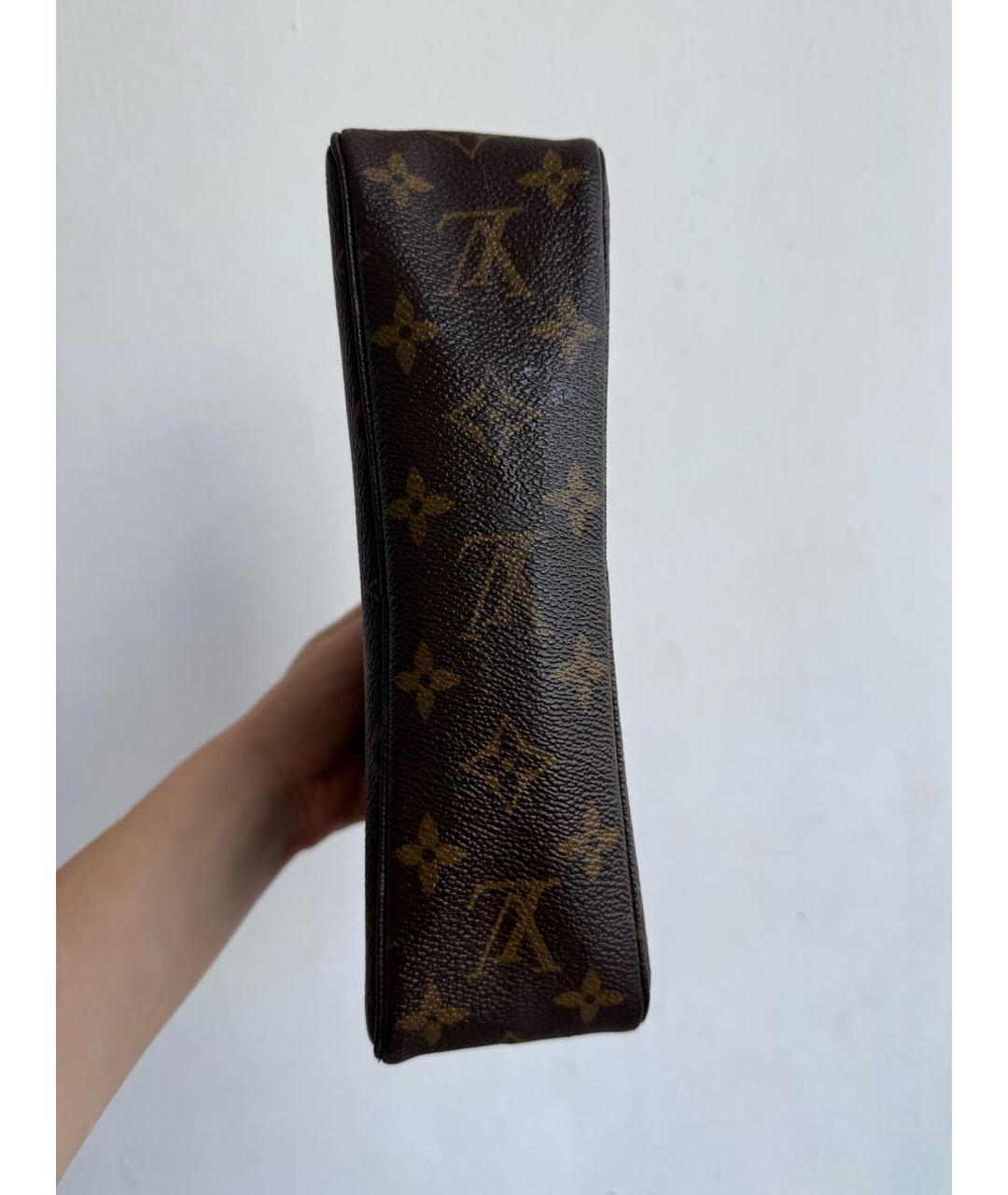LOUIS VUITTON Коричневая косметичка, фото 5