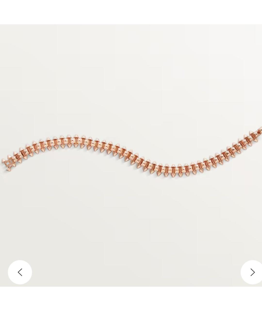 CARTIER Золотой браслет из розового золота, фото 2