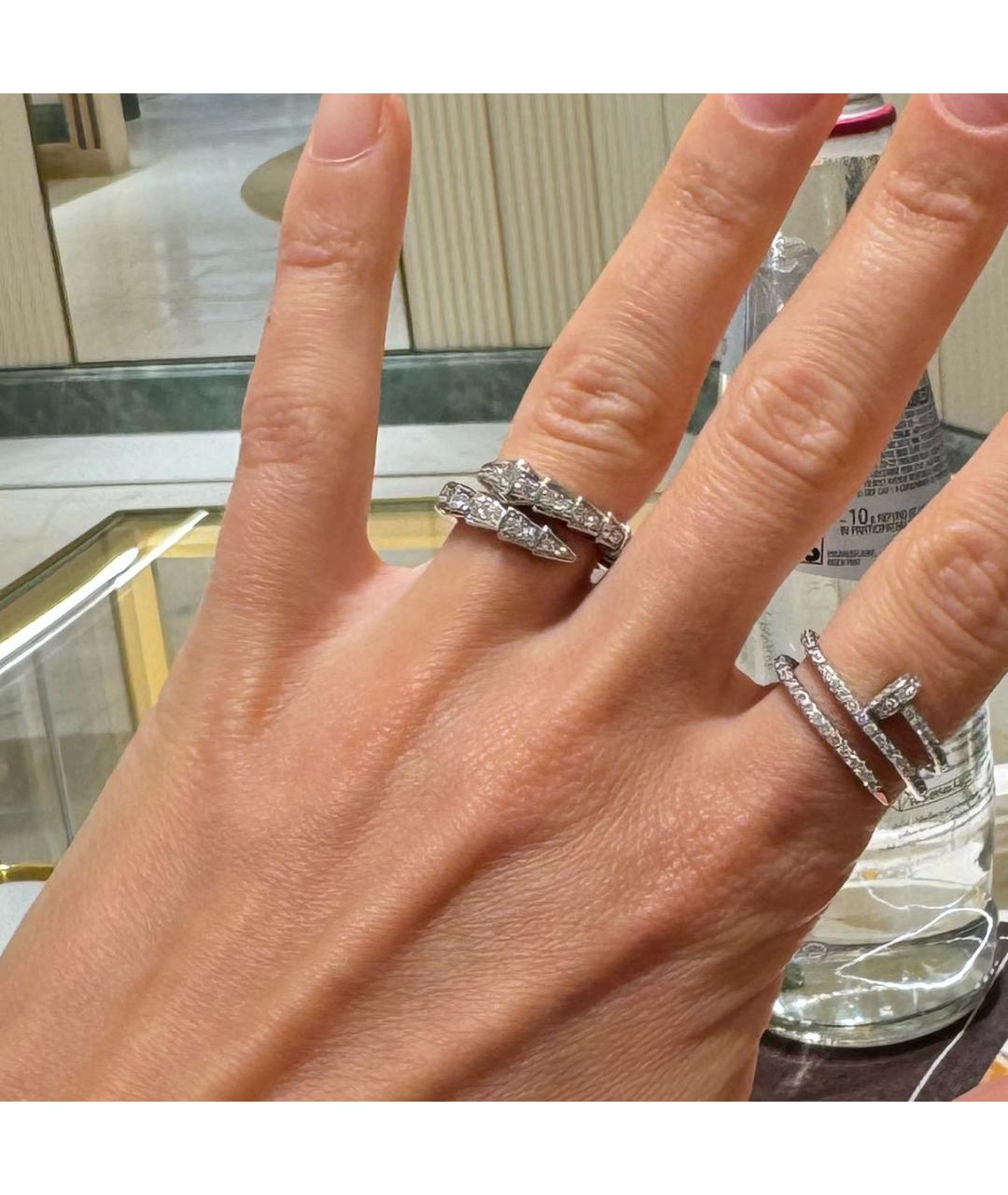 BVLGARI Кольцо из белого золота, фото 2