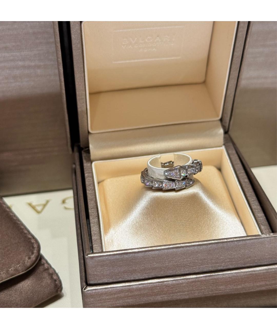 BVLGARI Кольцо из белого золота, фото 5