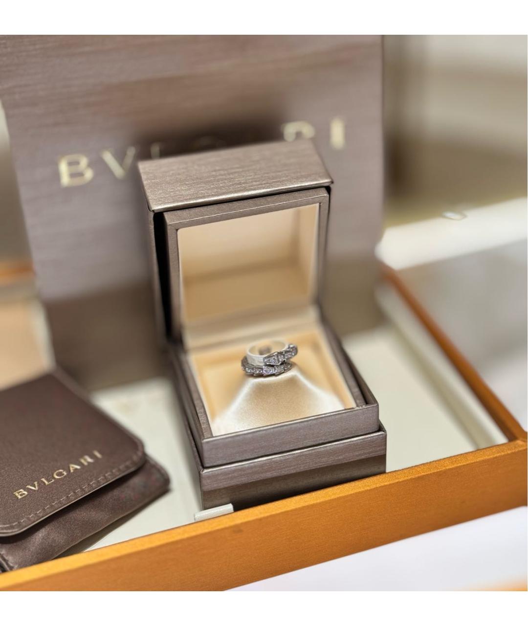 BVLGARI Кольцо из белого золота, фото 4