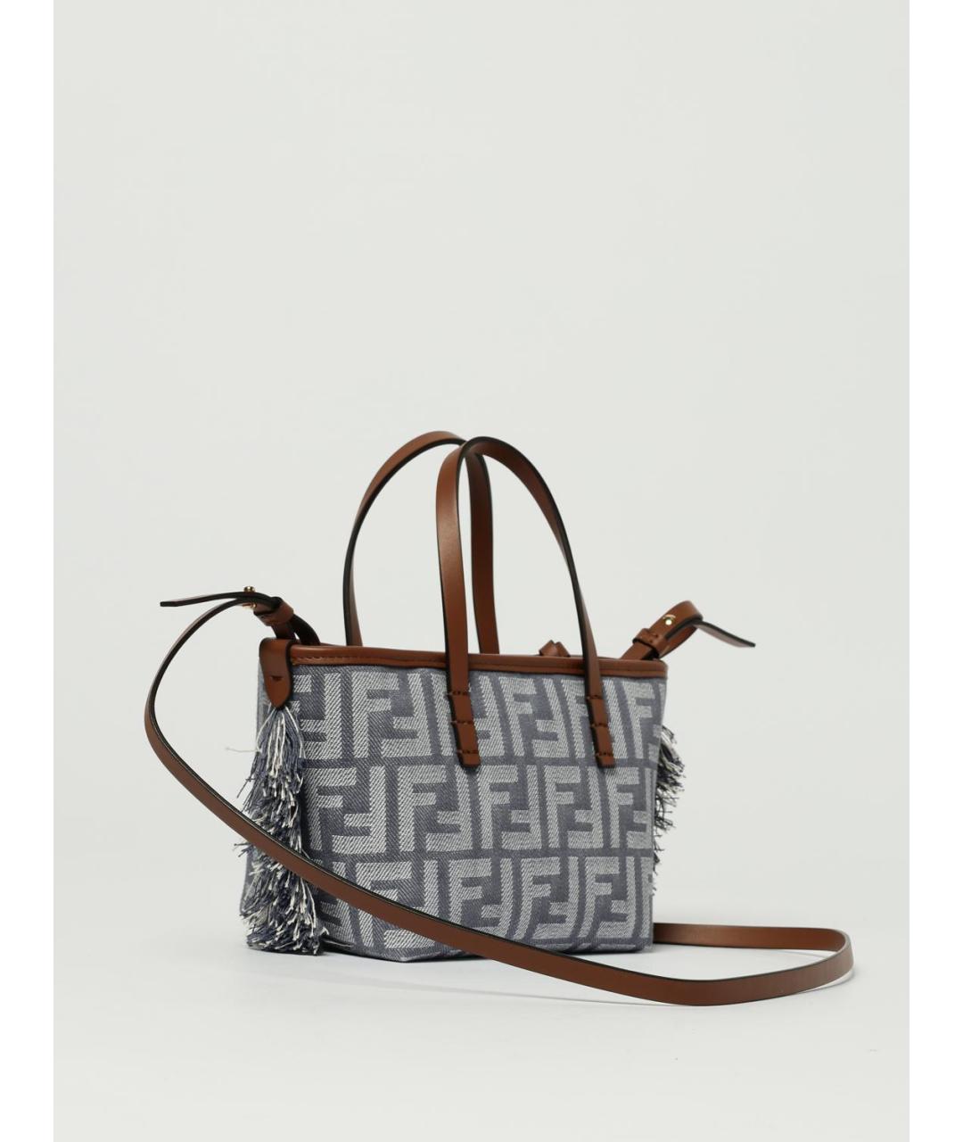 FENDI Синяя сумка через плечо, фото 2