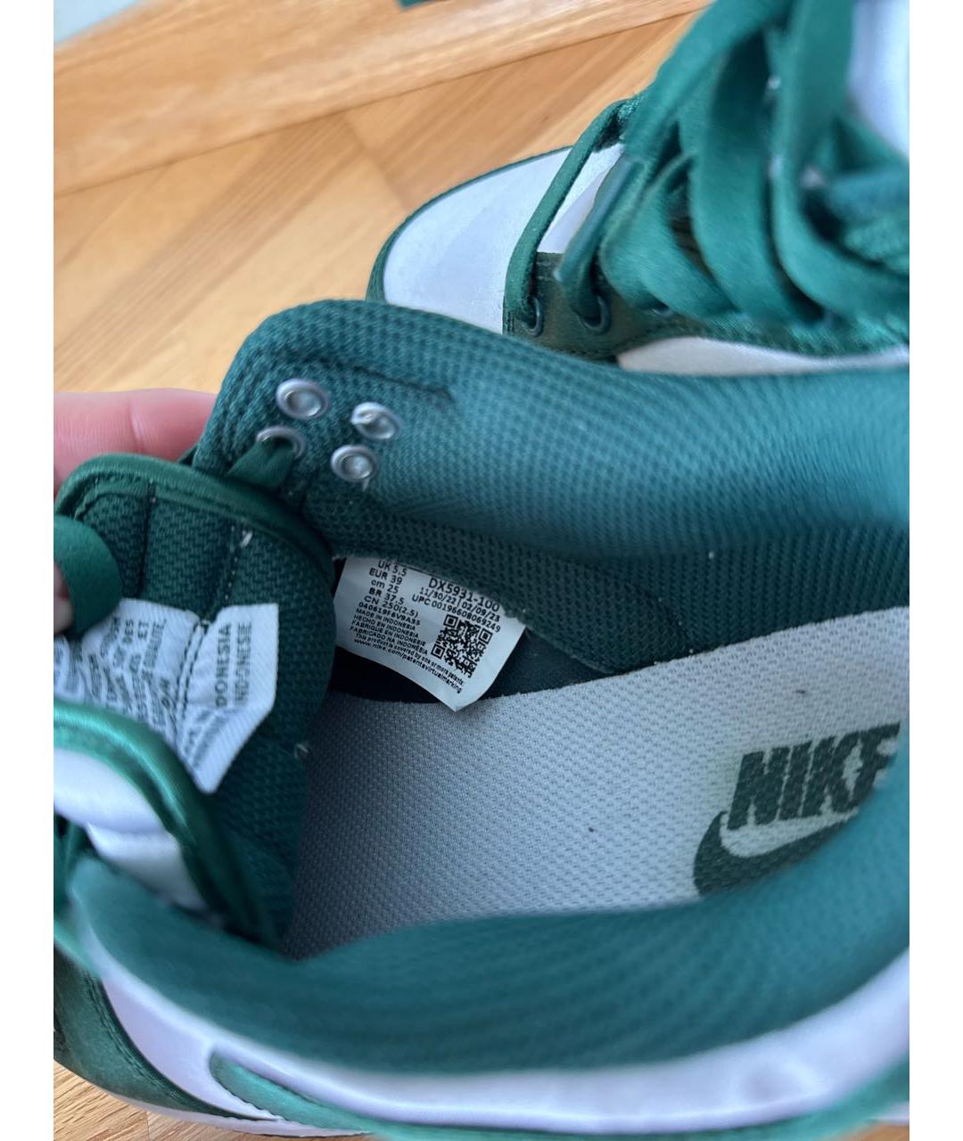 NIKE Зеленые неопреновые кроссовки, фото 7