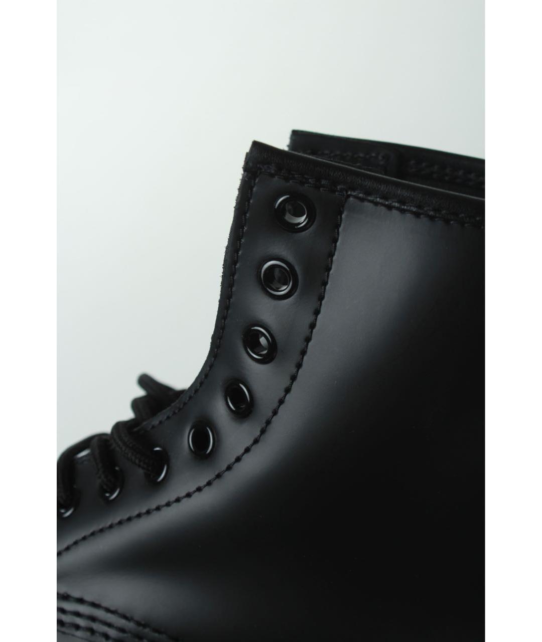 DR. MARTENS Черные кожаные ботинки, фото 3
