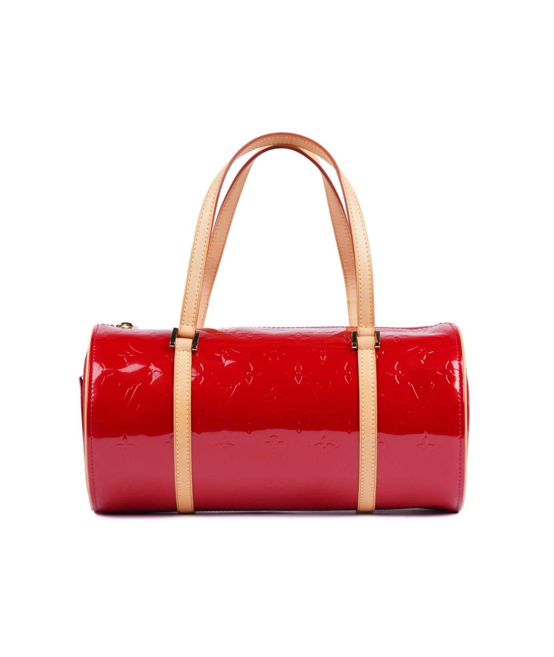 LOUIS VUITTON Красная сумка с короткими ручками из лакированной кожи, фото 2