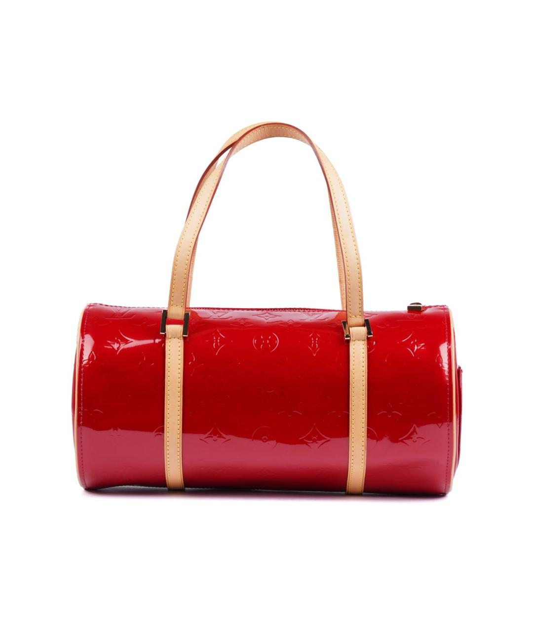 LOUIS VUITTON Красная сумка с короткими ручками из лакированной кожи, фото 7