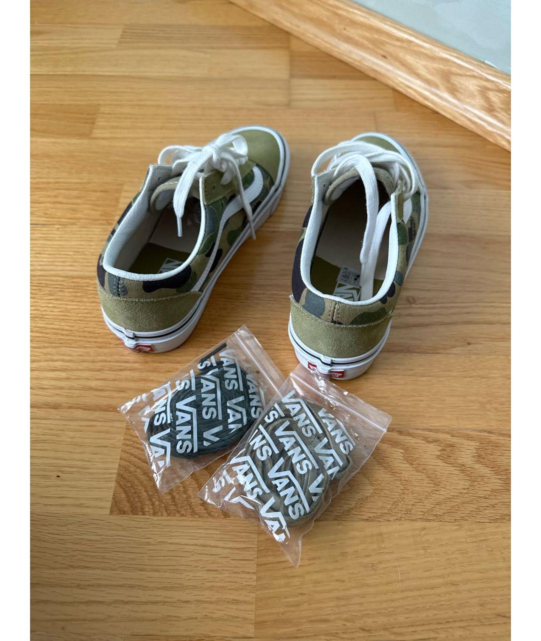 VANS Зеленые кеды, фото 6