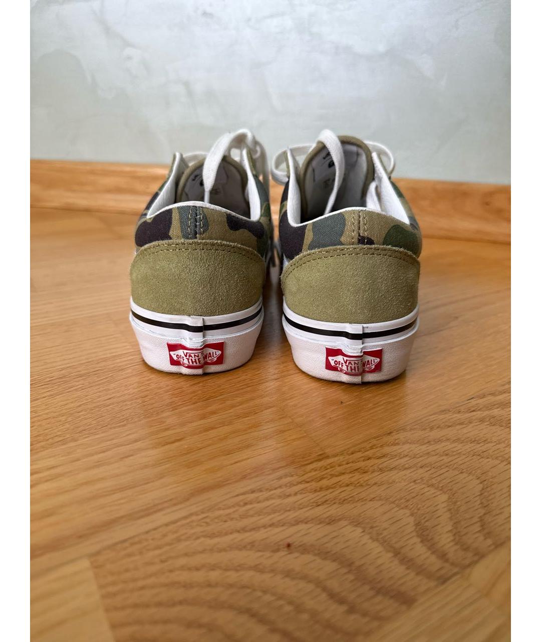 VANS Зеленые кеды, фото 4