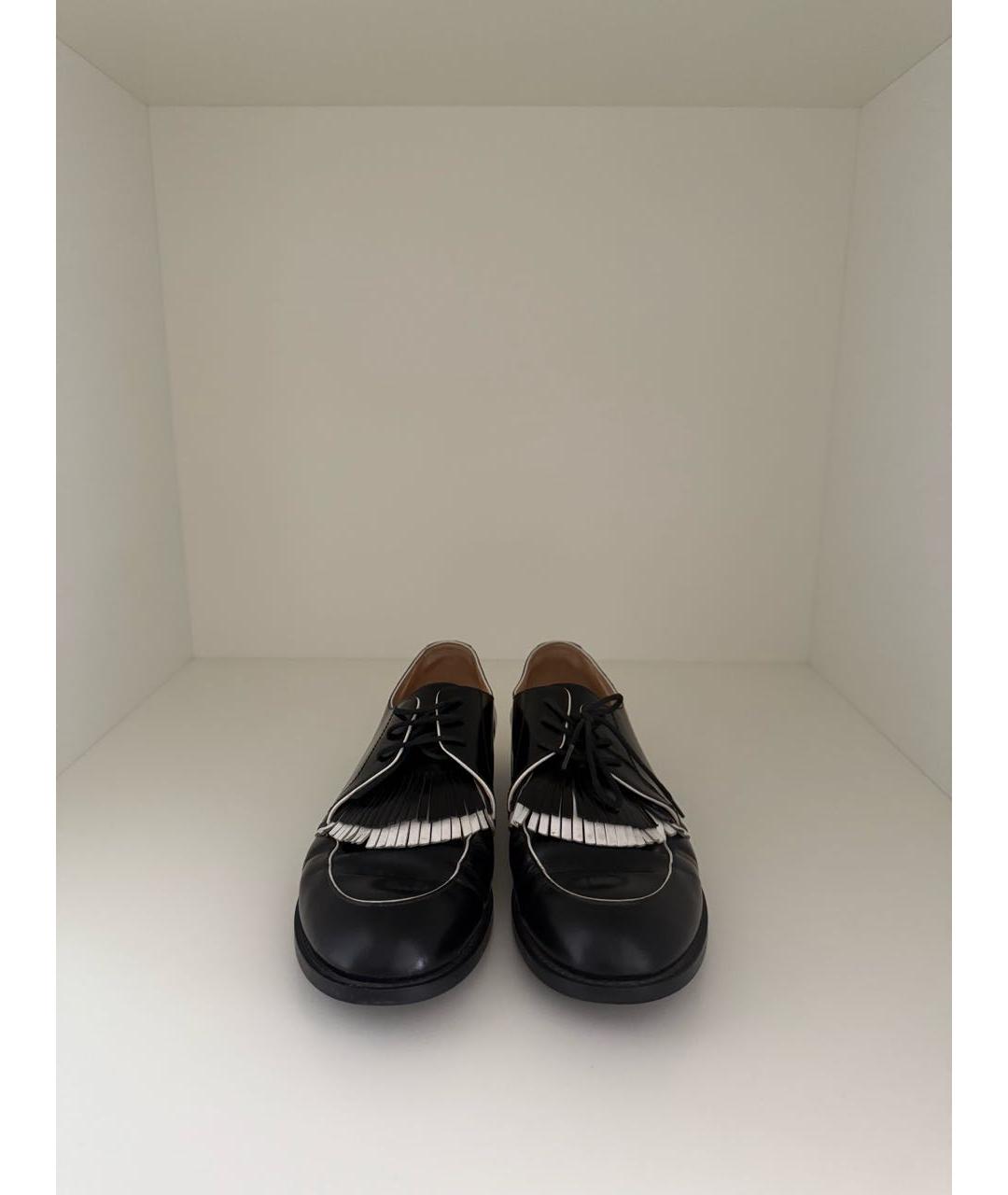 TOD'S Черные кожаные лоферы, фото 2