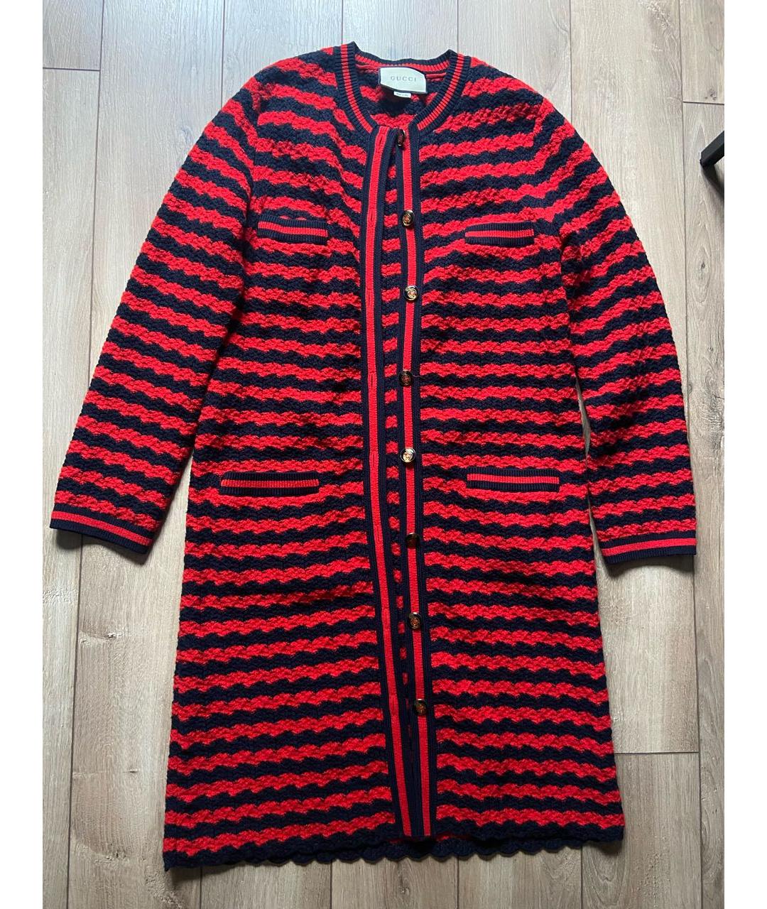 GUCCI Красный кардиган, фото 6