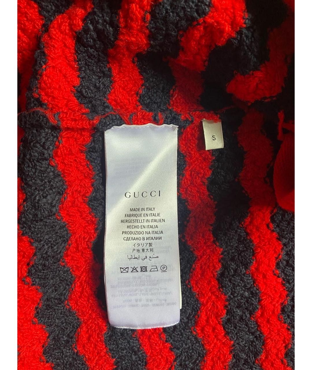 GUCCI Красный кардиган, фото 5