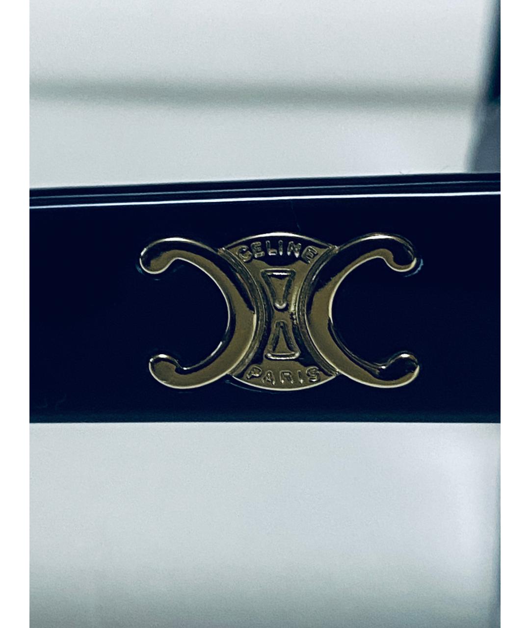 CELINE Черные пластиковые солнцезащитные очки, фото 3