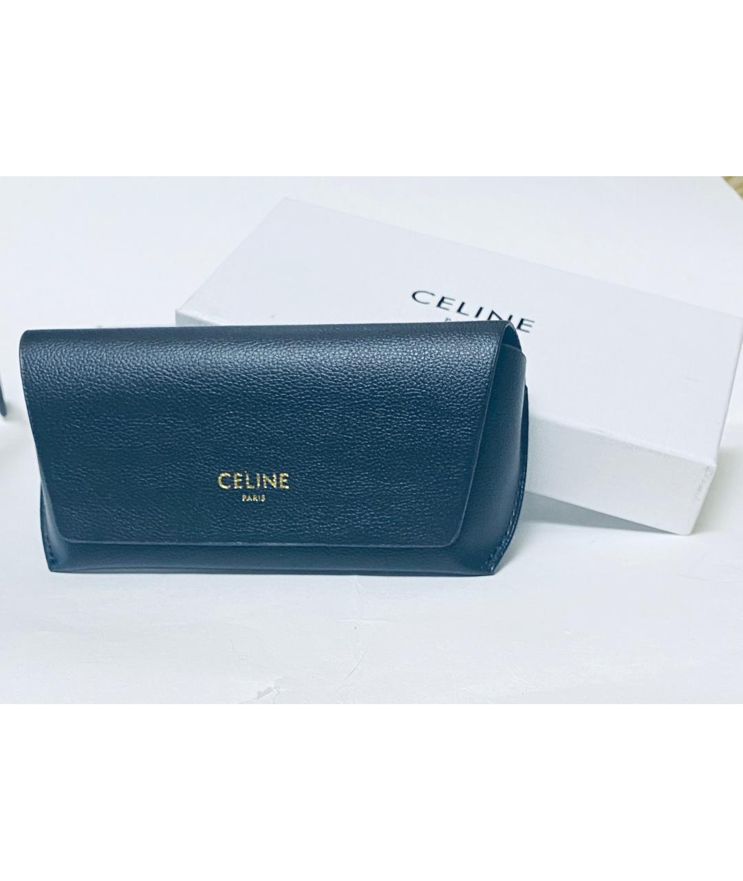 CELINE Черные пластиковые солнцезащитные очки, фото 5