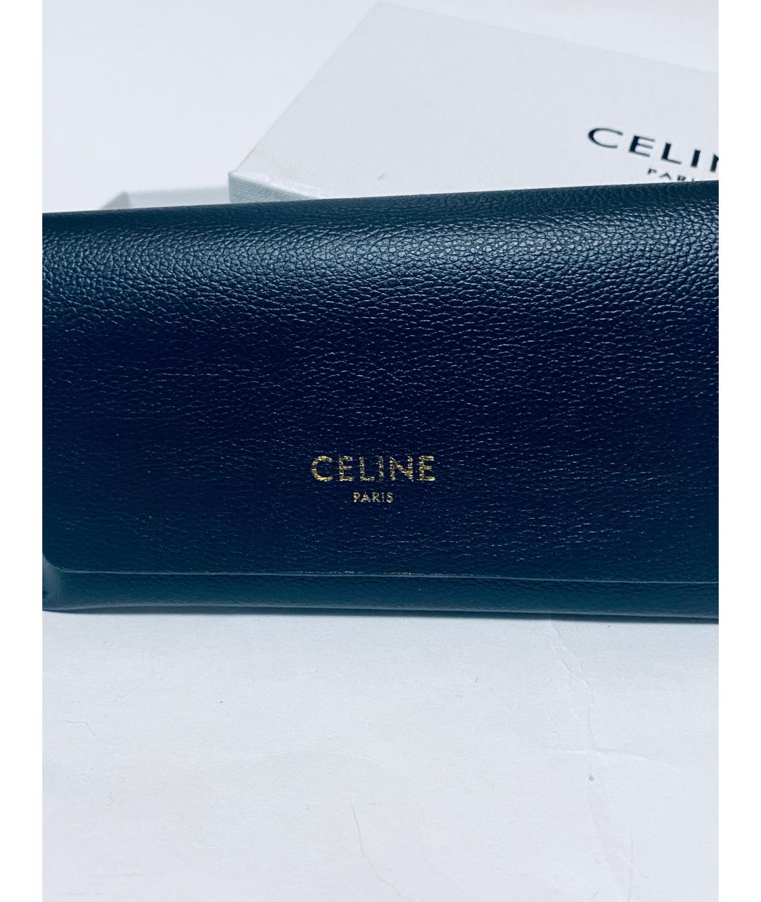 CELINE Черные пластиковые солнцезащитные очки, фото 7
