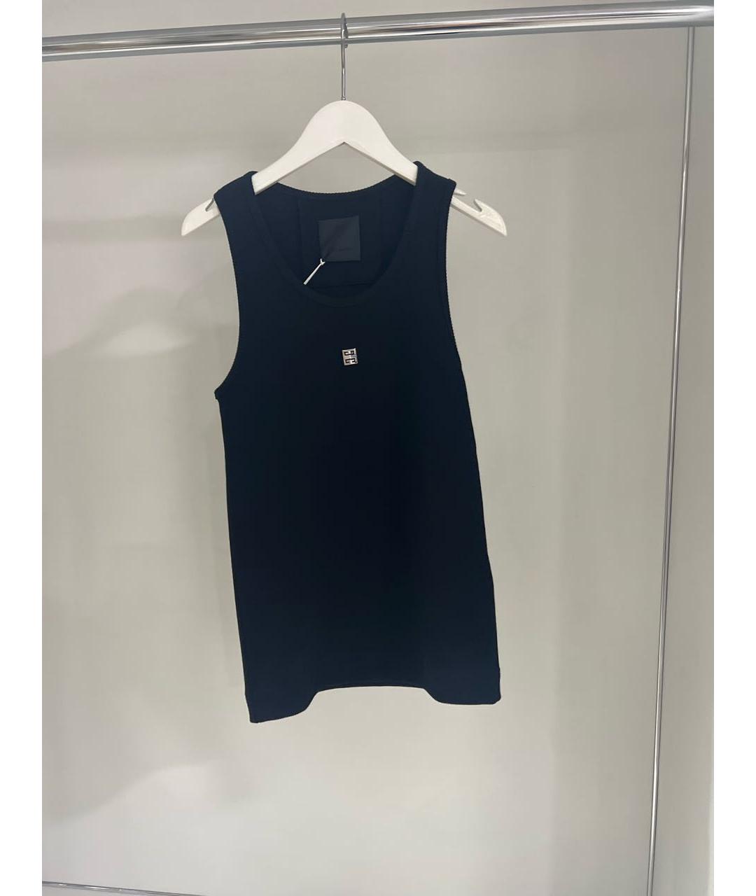 GIVENCHY Черная хлопковая майка, фото 7