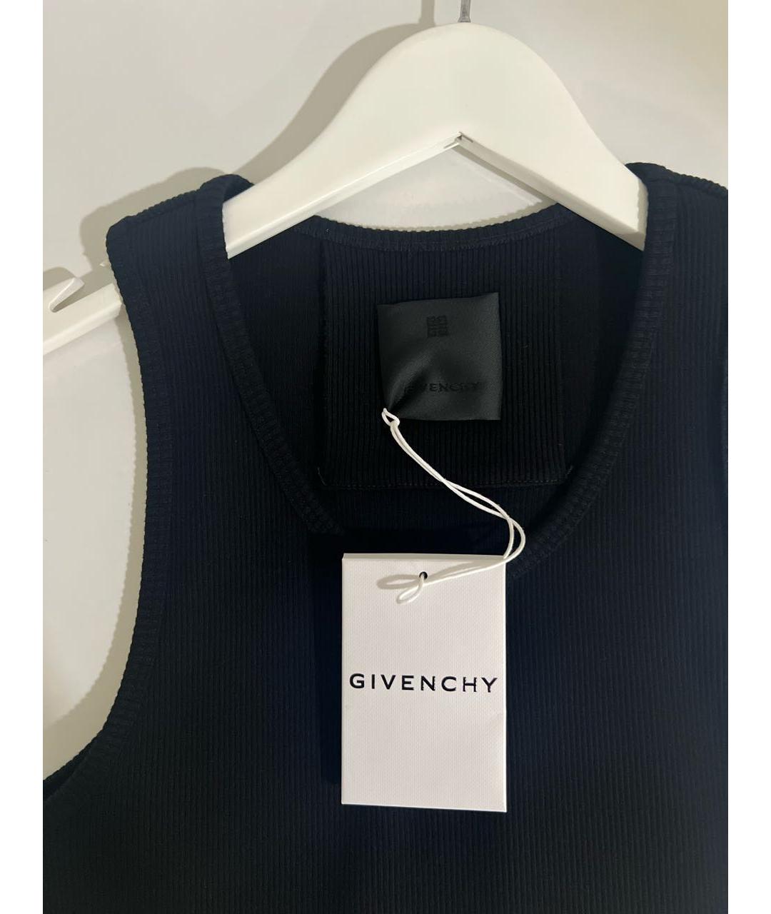 GIVENCHY Черная хлопковая майка, фото 3