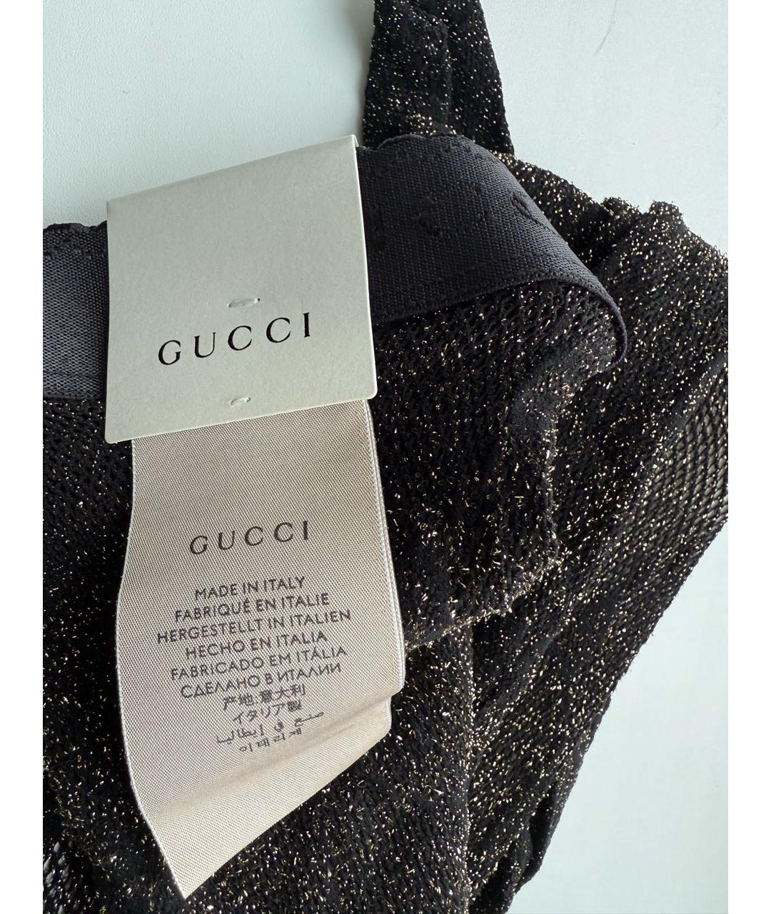 GUCCI Черные носки, чулки и колготы, фото 3