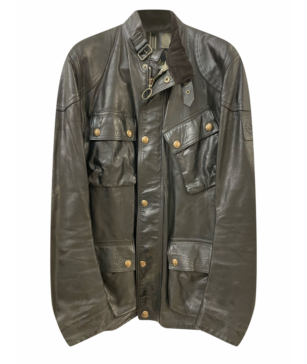 BELSTAFF Черная кожаная куртка, фото 1
