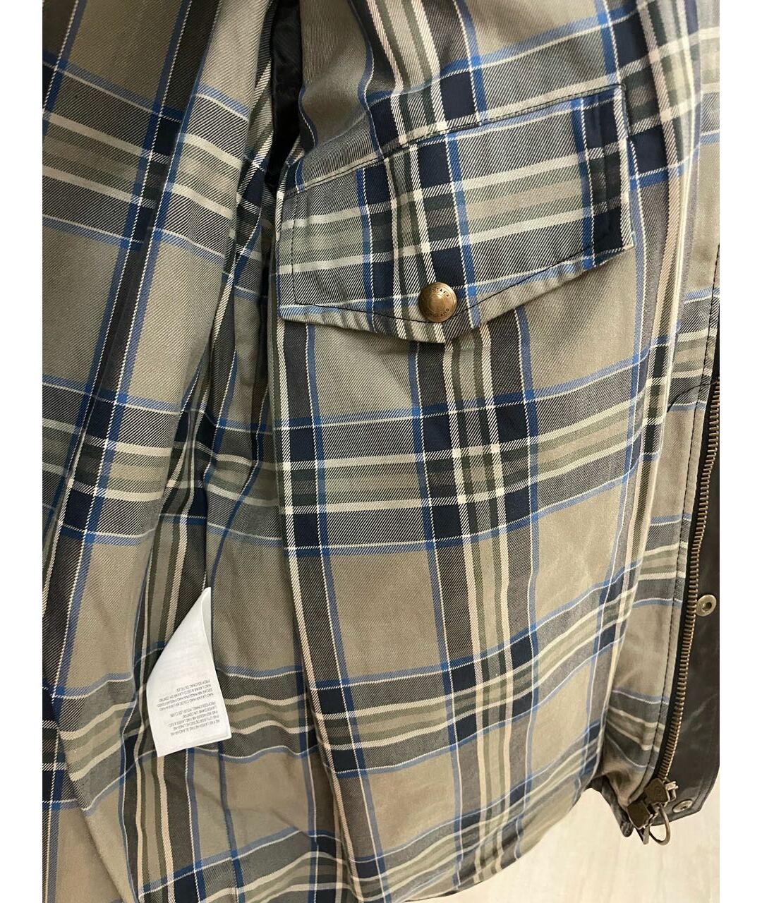 BELSTAFF Черная кожаная куртка, фото 5