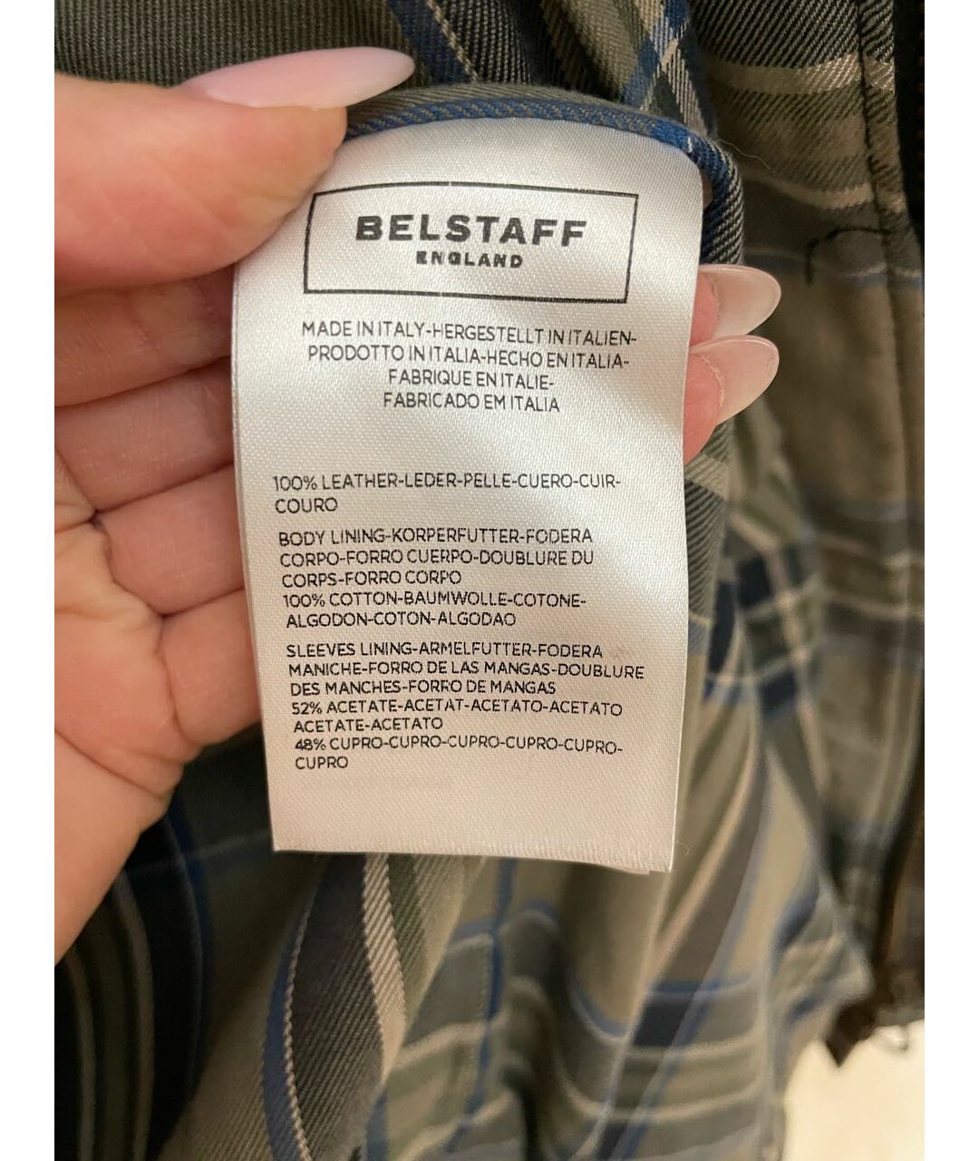 BELSTAFF Черная кожаная куртка, фото 7