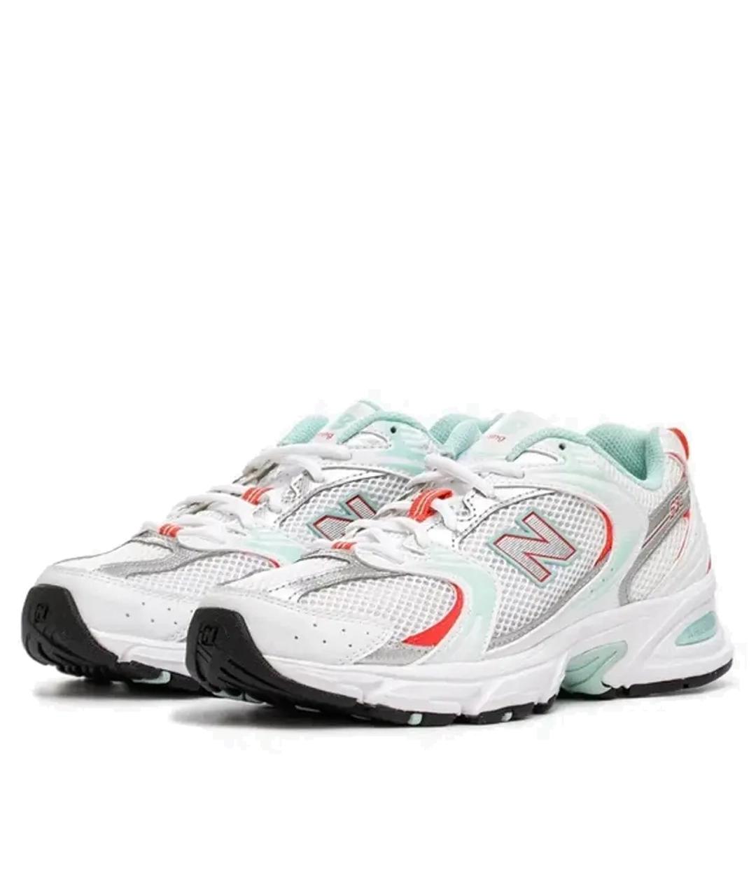 NEW BALANCE Белые текстильные кроссовки, фото 2