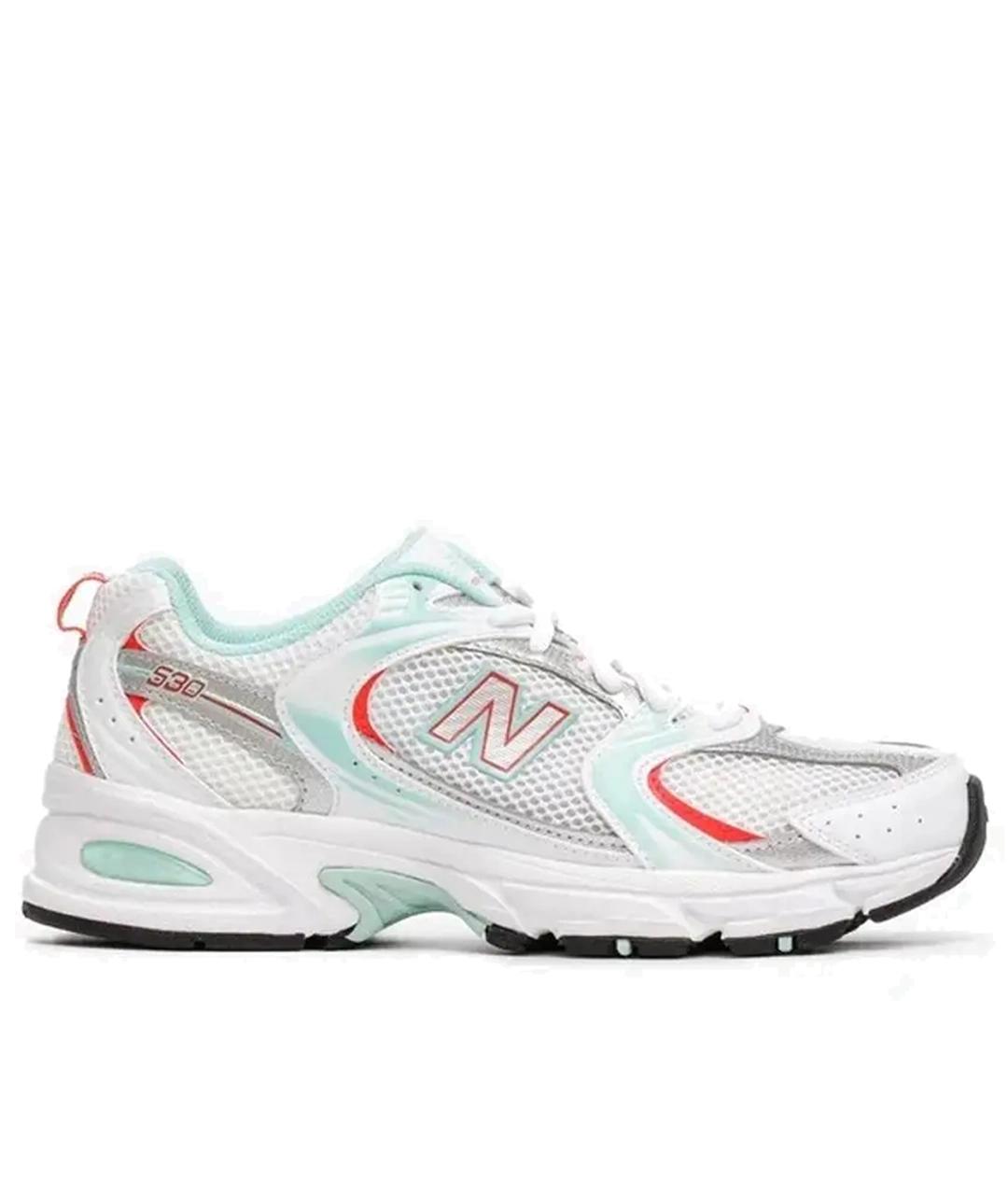 NEW BALANCE Белые текстильные кроссовки, фото 1
