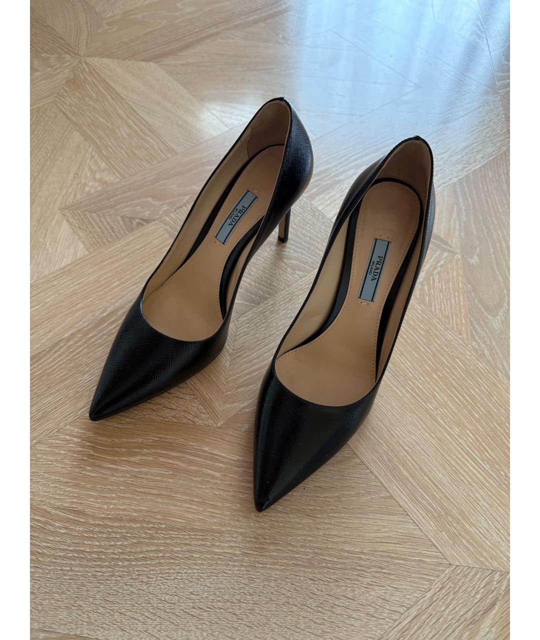 PRADA Черные туфли из лакированной кожи, фото 2
