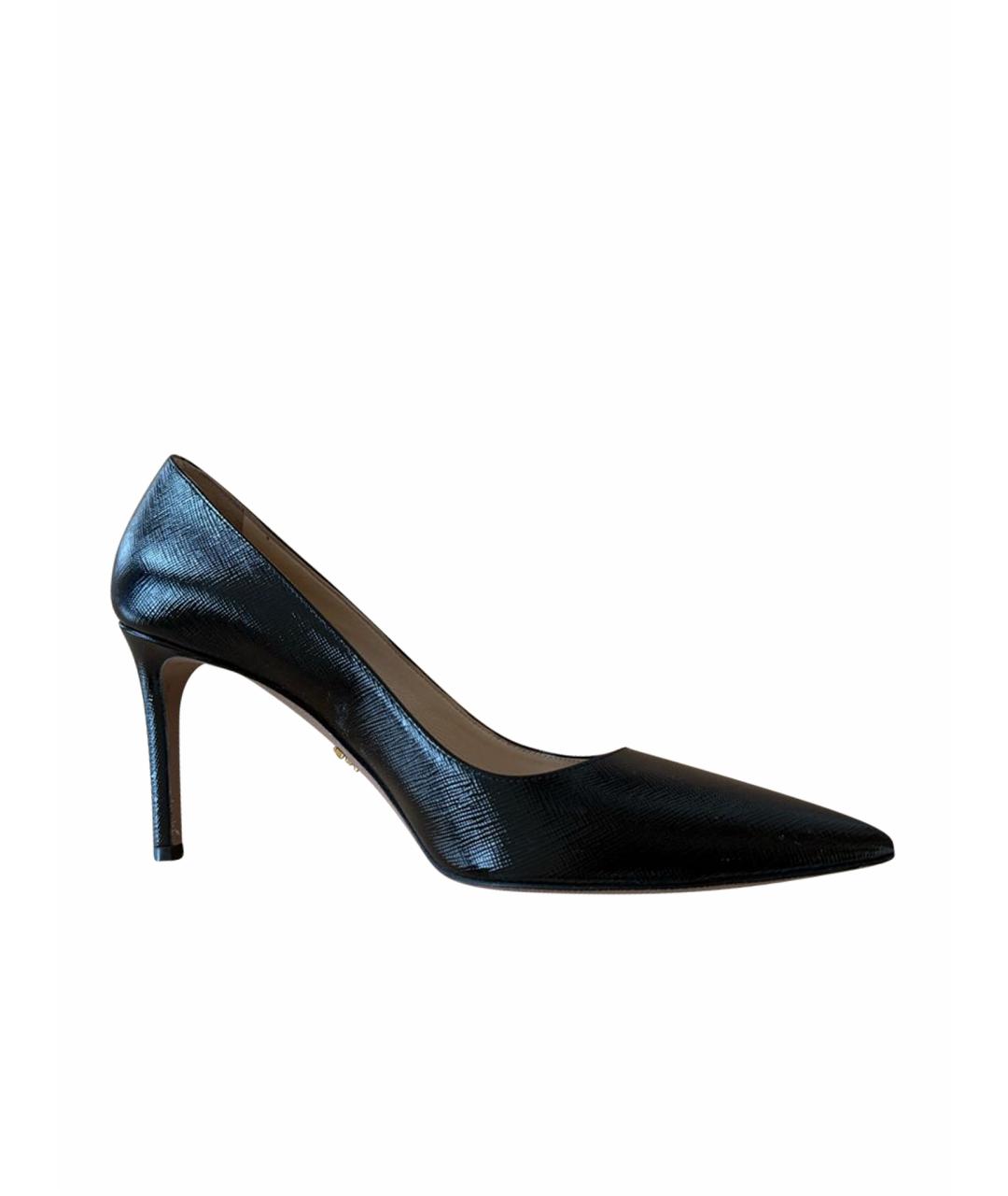 PRADA Черные туфли из лакированной кожи, фото 1