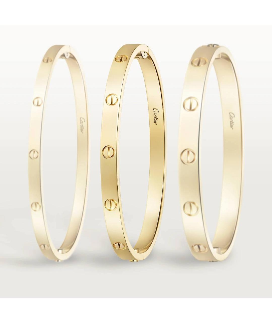 CARTIER Золотой браслет из желтого золота, фото 2