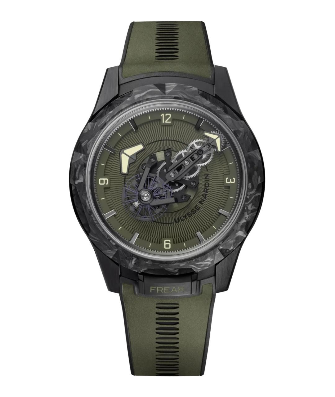 Ulysse Nardin Зеленые керамические часы, фото 1
