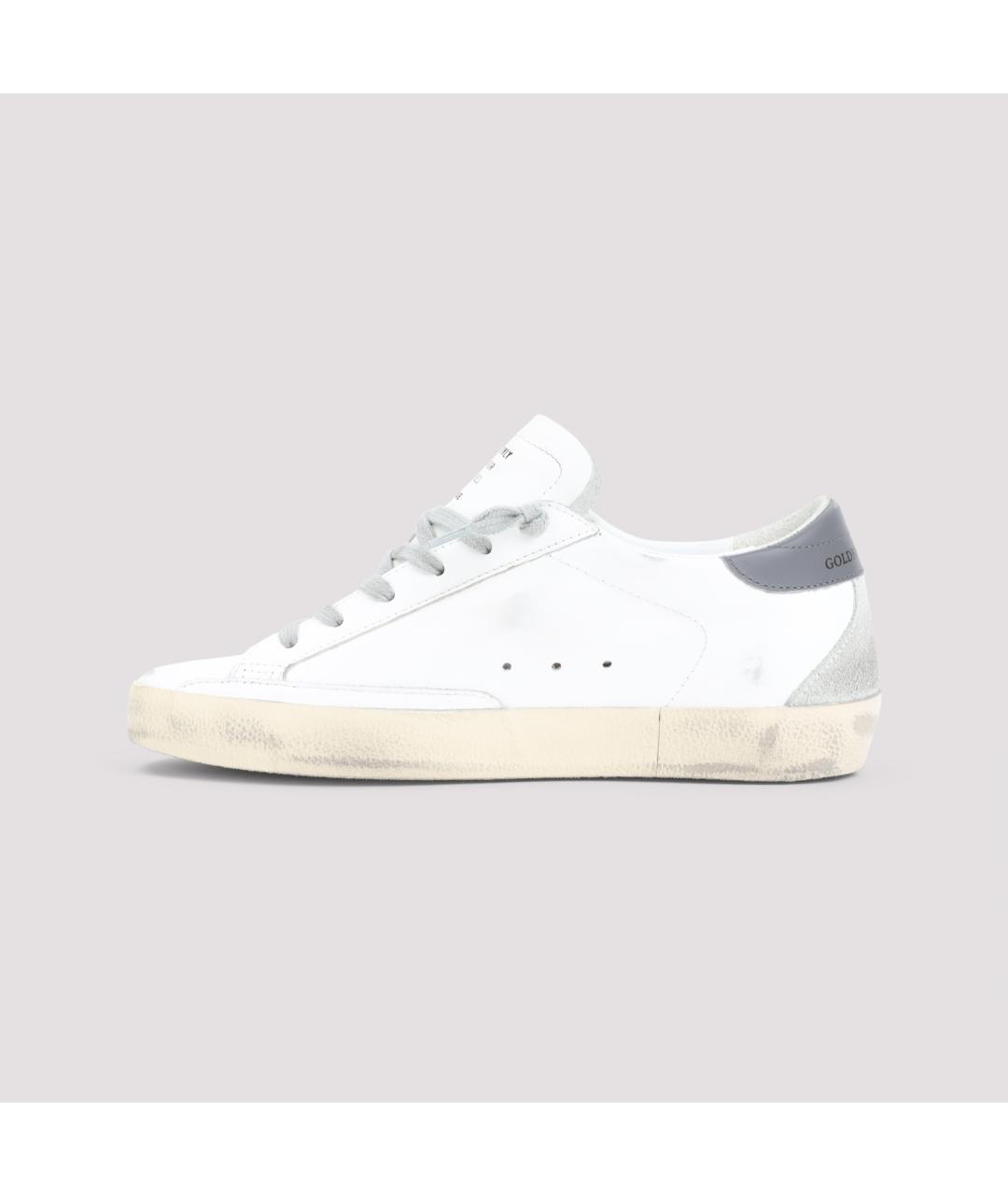 GOLDEN GOOSE DELUXE BRAND Белые кожаные кроссовки, фото 2
