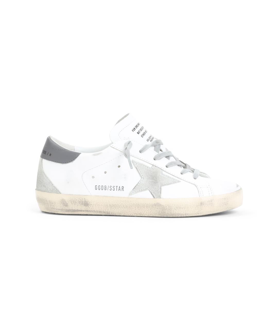 GOLDEN GOOSE DELUXE BRAND Белые кожаные кроссовки, фото 1