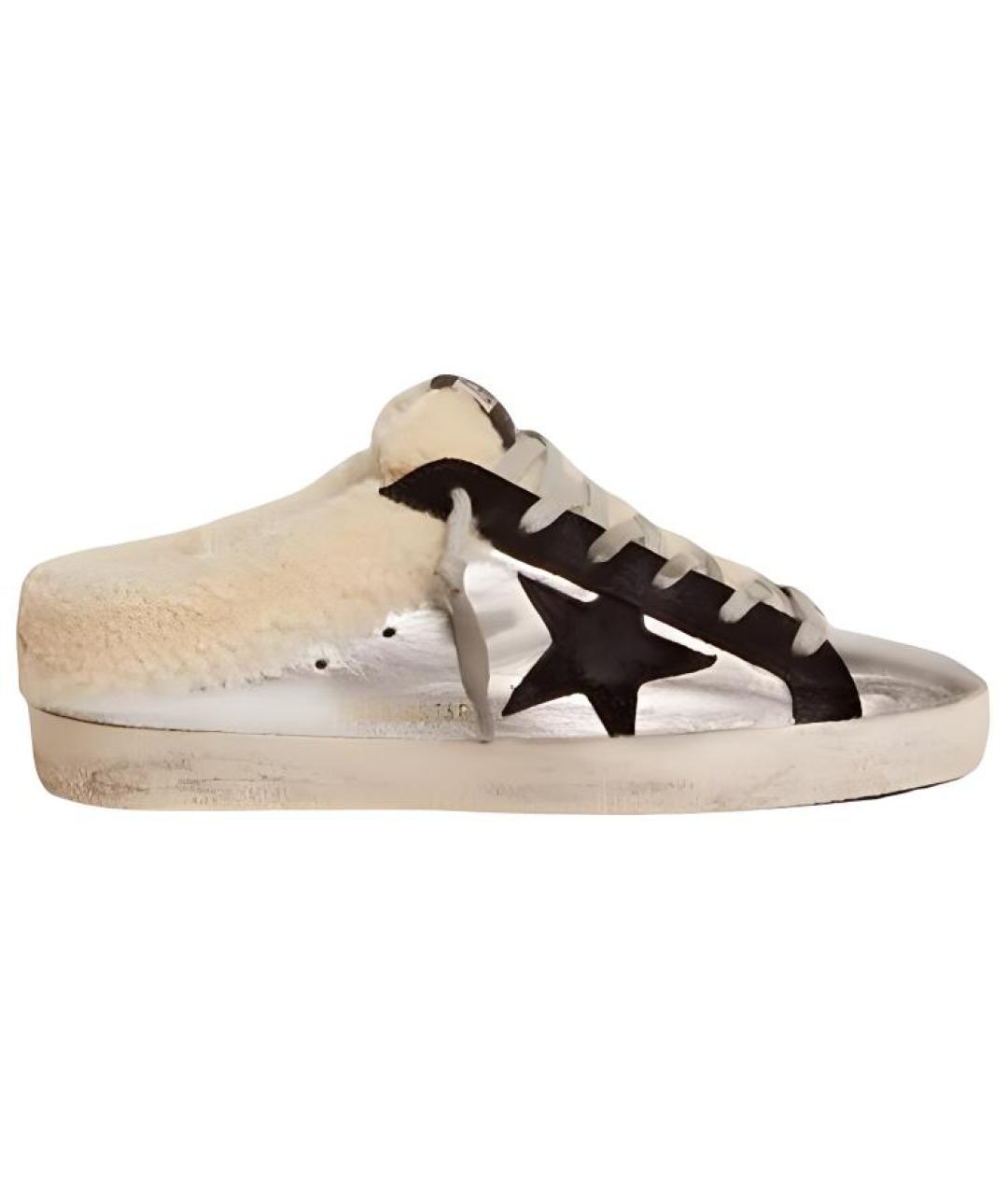 GOLDEN GOOSE DELUXE BRAND Бежевые кеды, фото 1