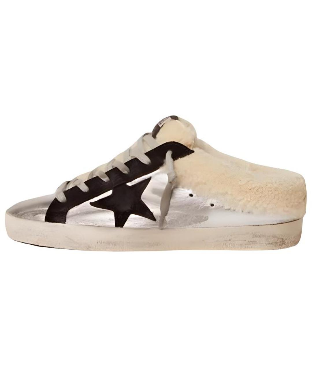 GOLDEN GOOSE DELUXE BRAND Бежевые кеды, фото 2