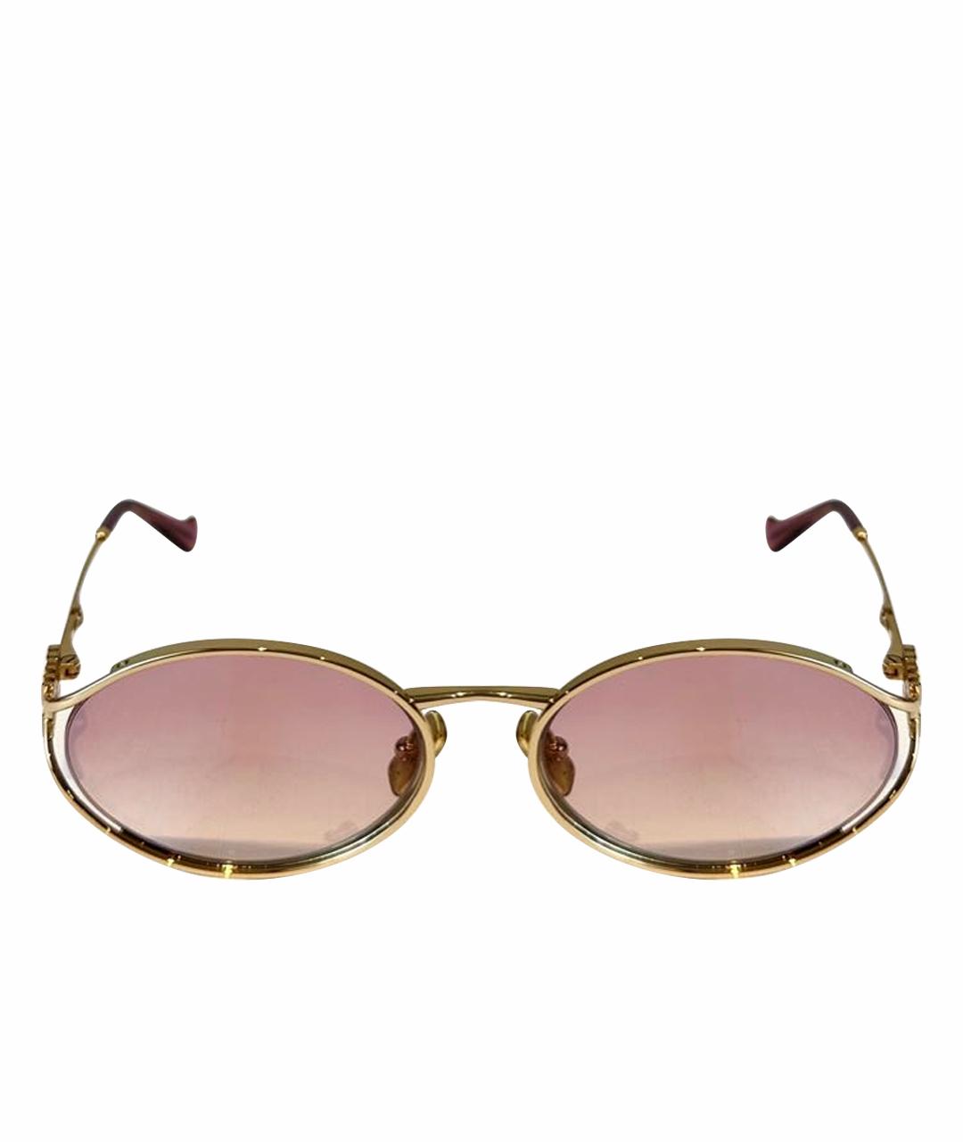 MIU MIU Розовые металлические солнцезащитные очки, фото 1