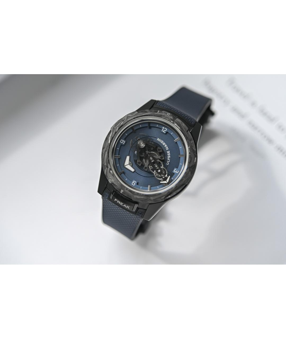 Ulysse Nardin Синие карбоновые часы, фото 4
