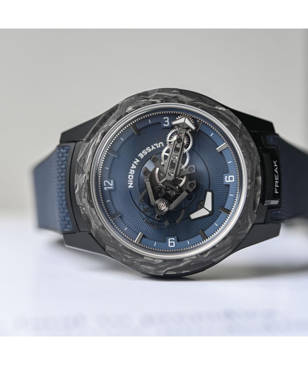 Ulysse Nardin Синие карбоновые часы, фото 2