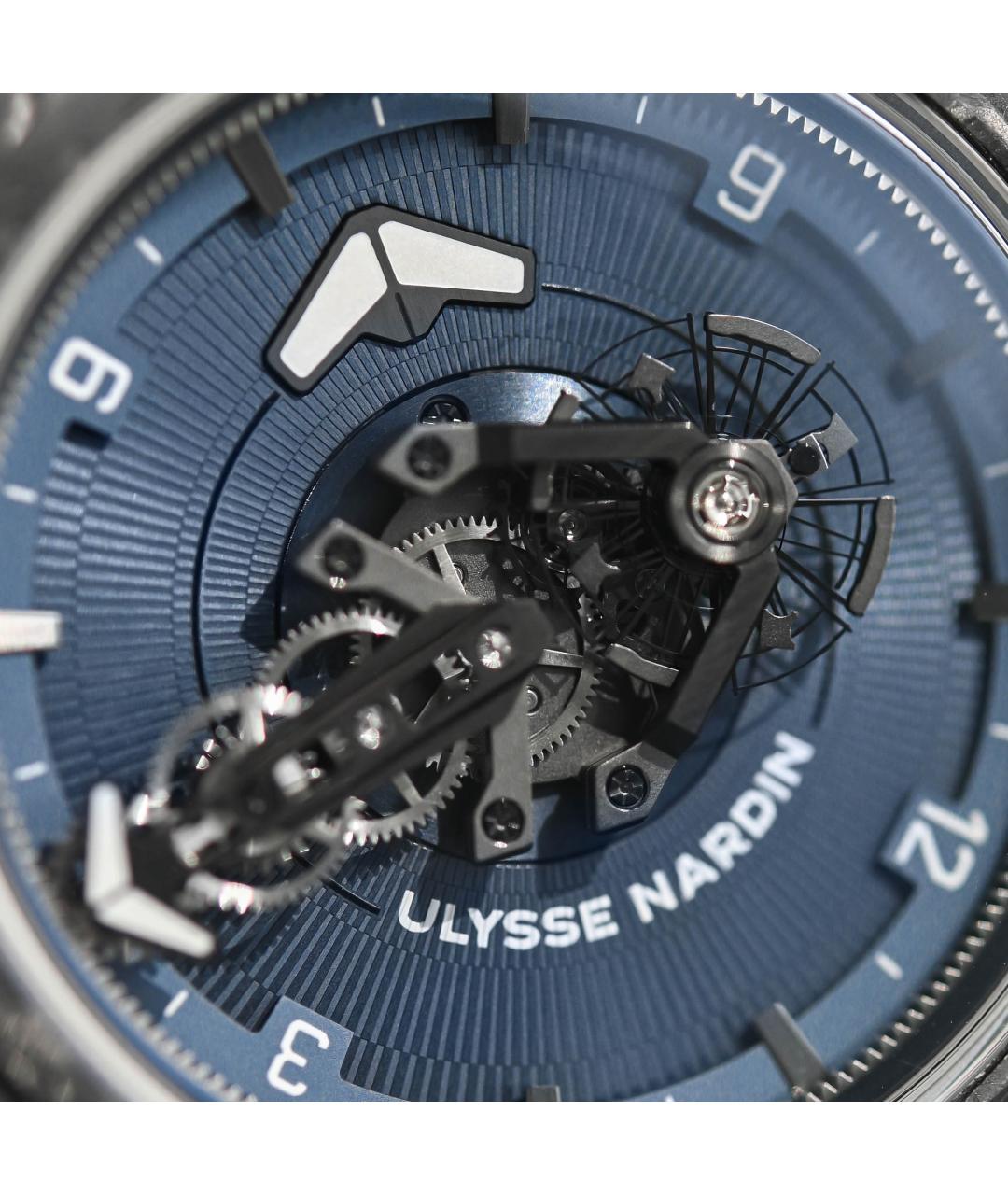 Ulysse Nardin Синие карбоновые часы, фото 6