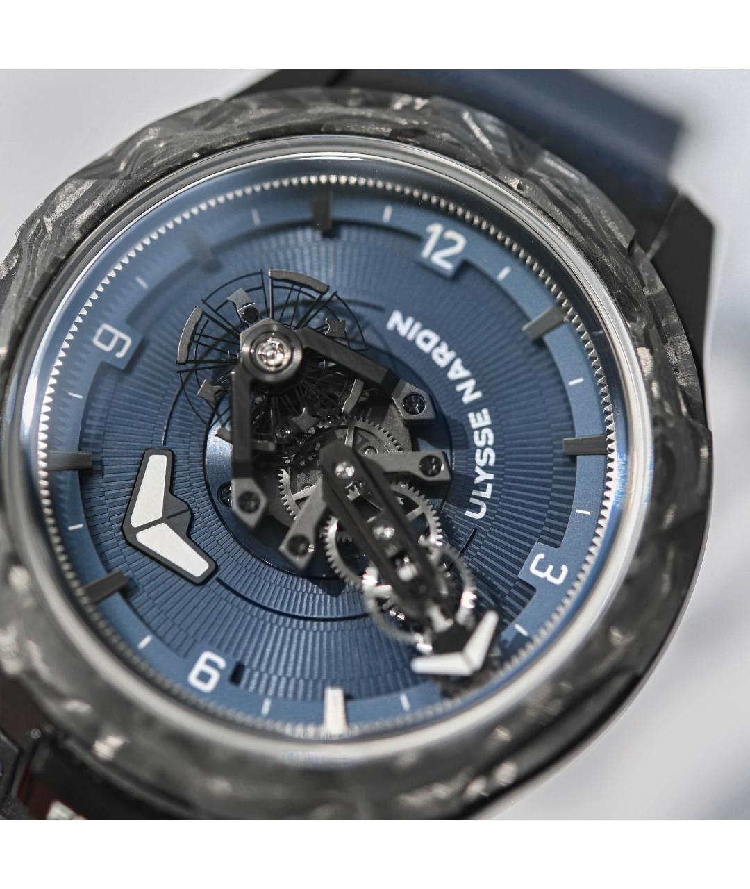 Ulysse Nardin Синие карбоновые часы, фото 7