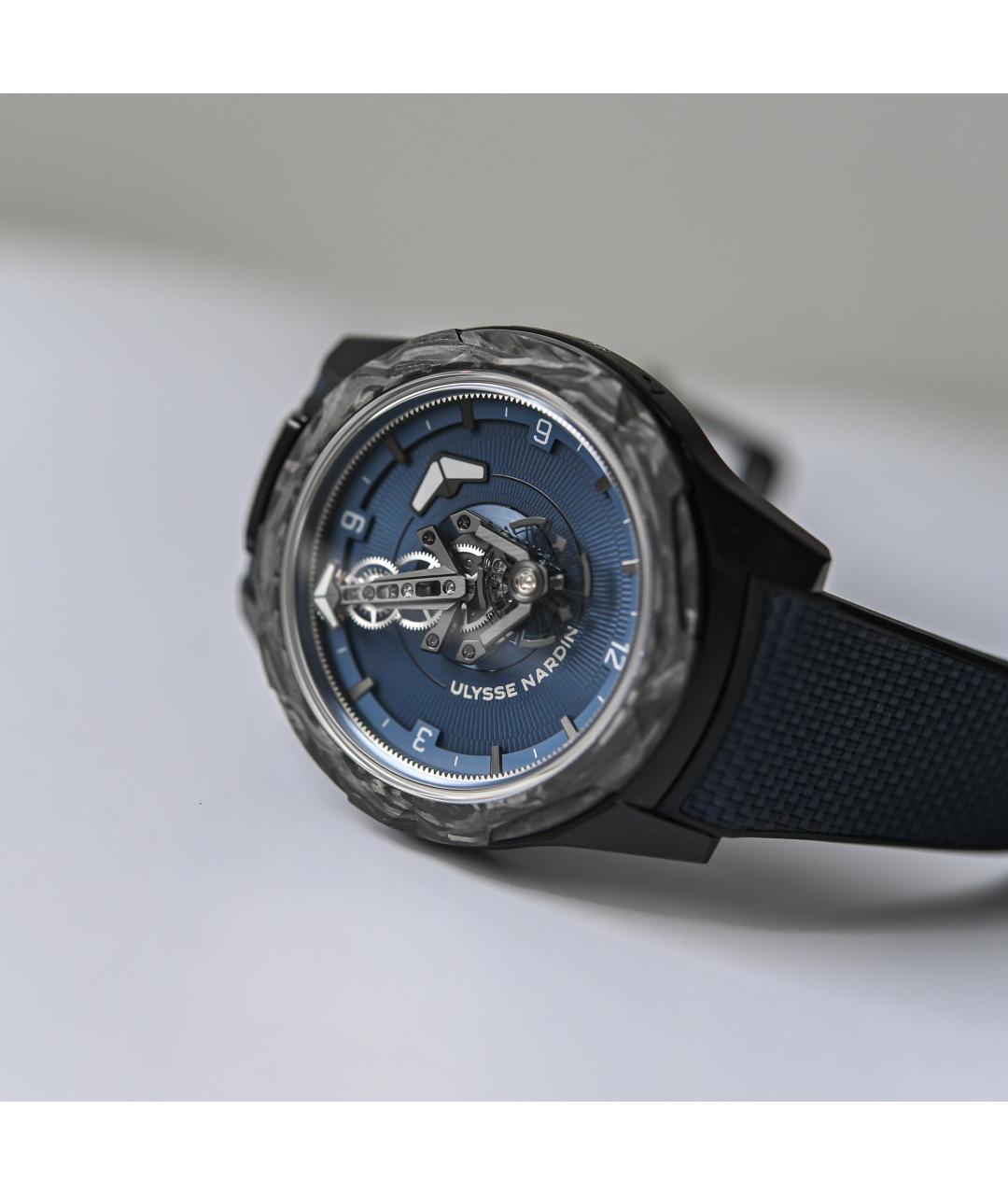 Ulysse Nardin Синие карбоновые часы, фото 9