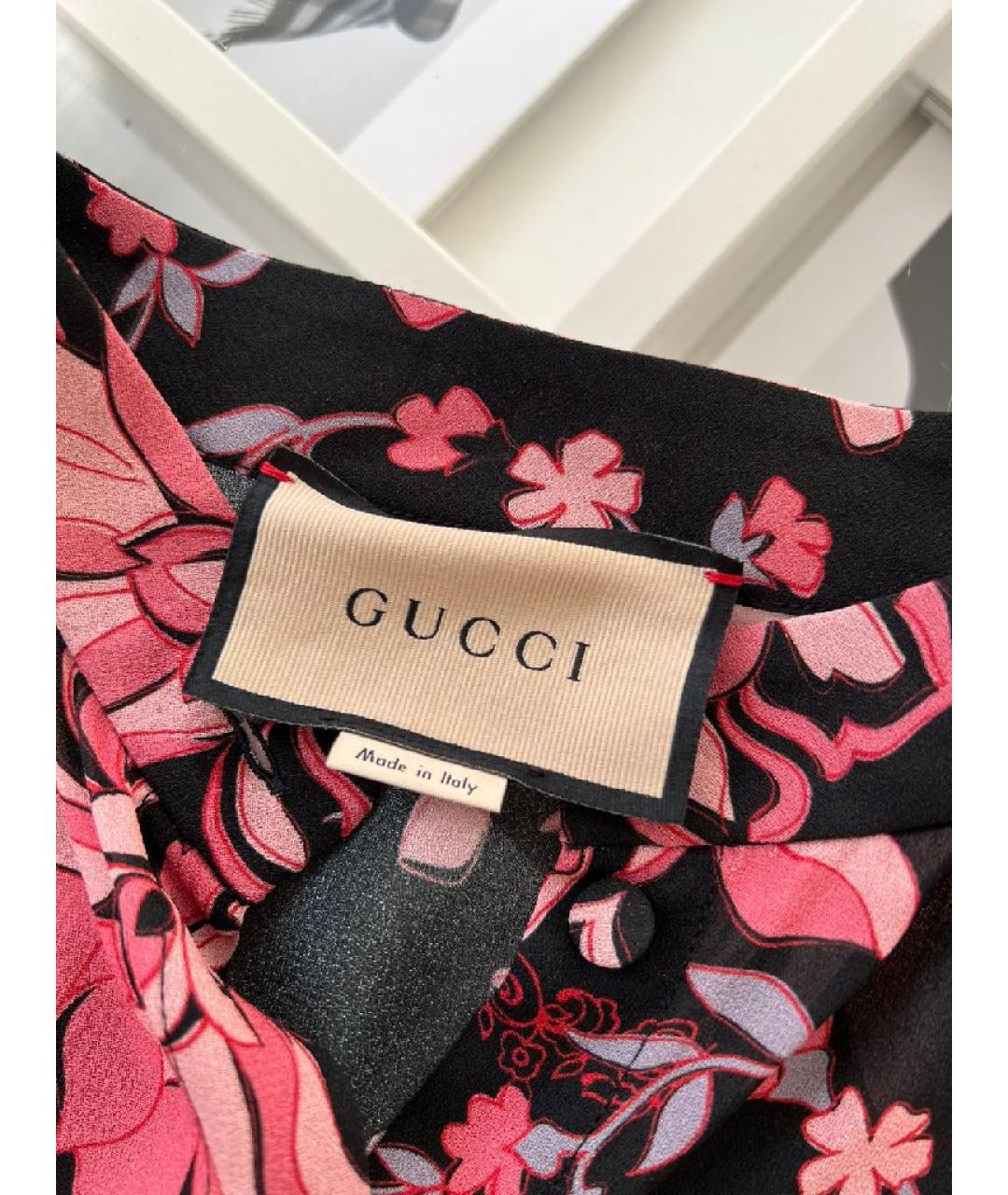 GUCCI Розовое вискозное вечернее платье, фото 5