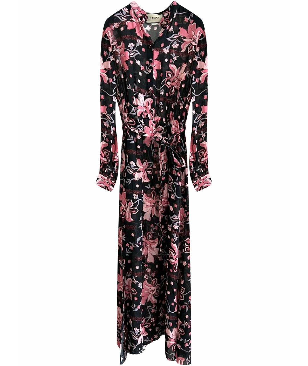 GUCCI Розовое вискозное вечернее платье, фото 1