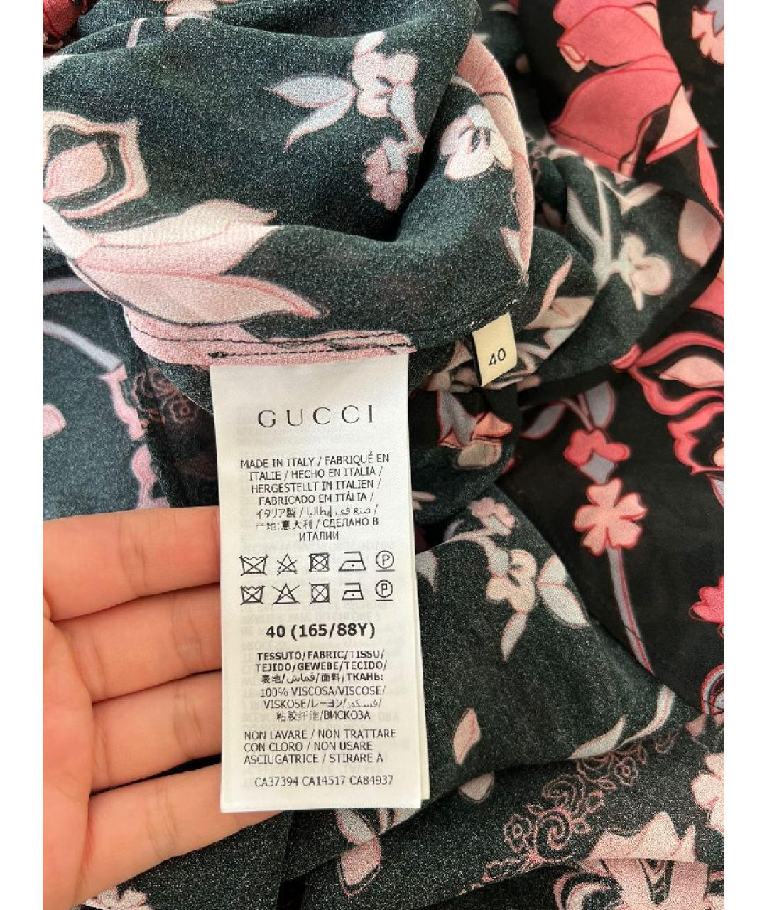 GUCCI Розовое вискозное вечернее платье, фото 6