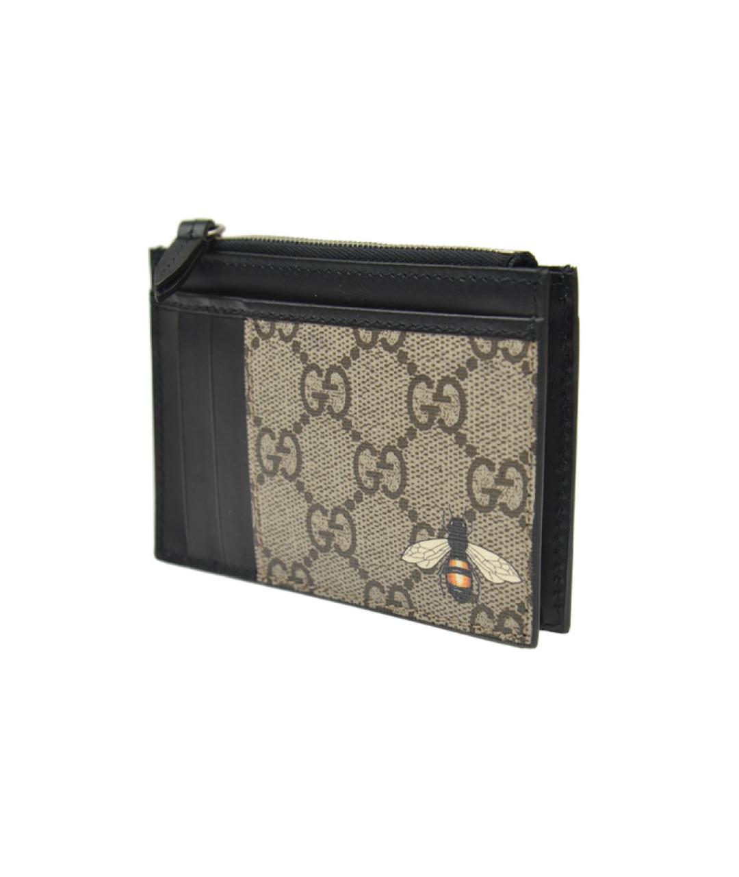 GUCCI Черный кожаный кошелек, фото 2