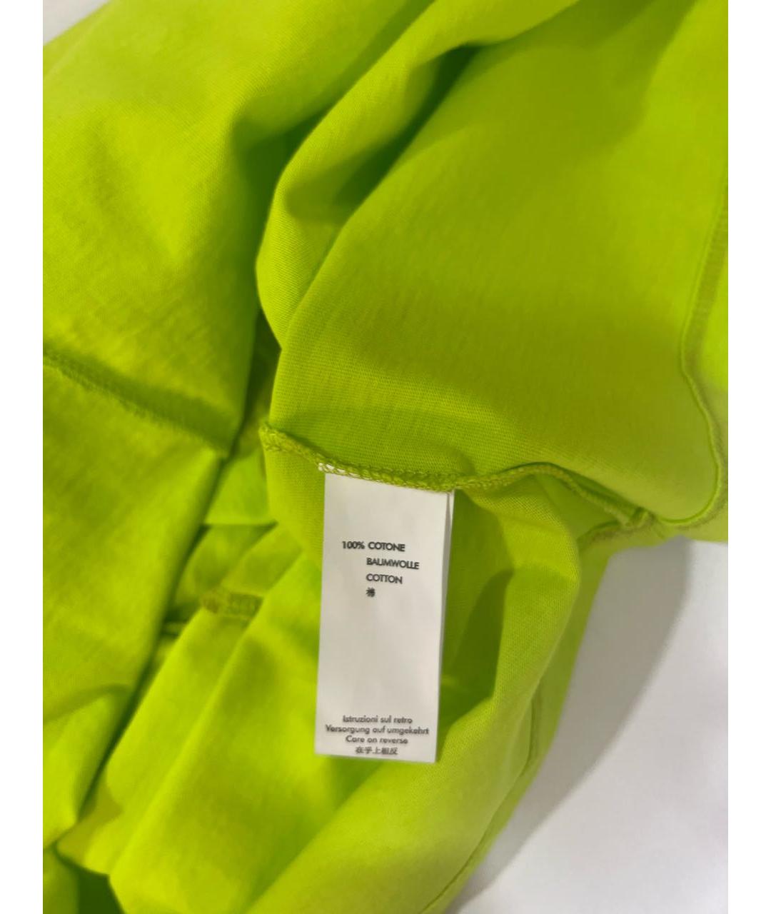 MOSCHINO Салатовыое хлопковое повседневное платье, фото 4