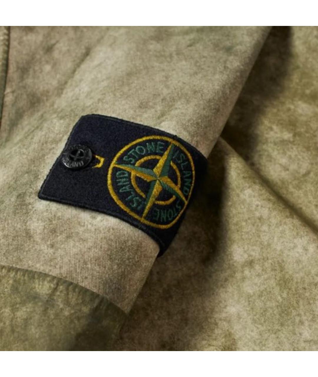 STONE ISLAND Хаки куртка, фото 4