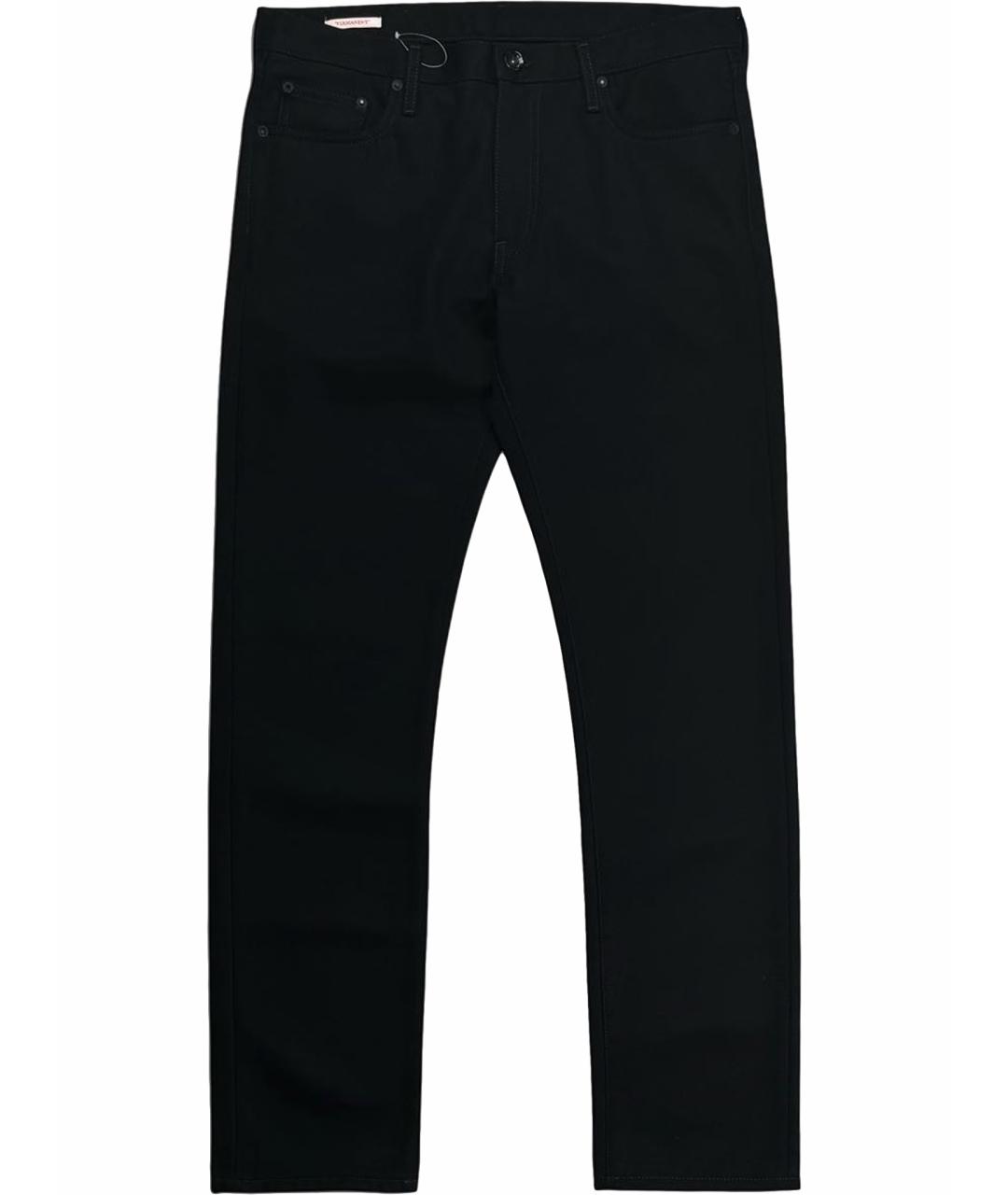 OFF-WHITE Черные хлопковые джинсы скинни, фото 1