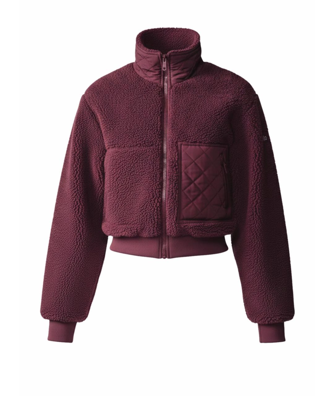 ALO YOGA Бордовая куртка, фото 1