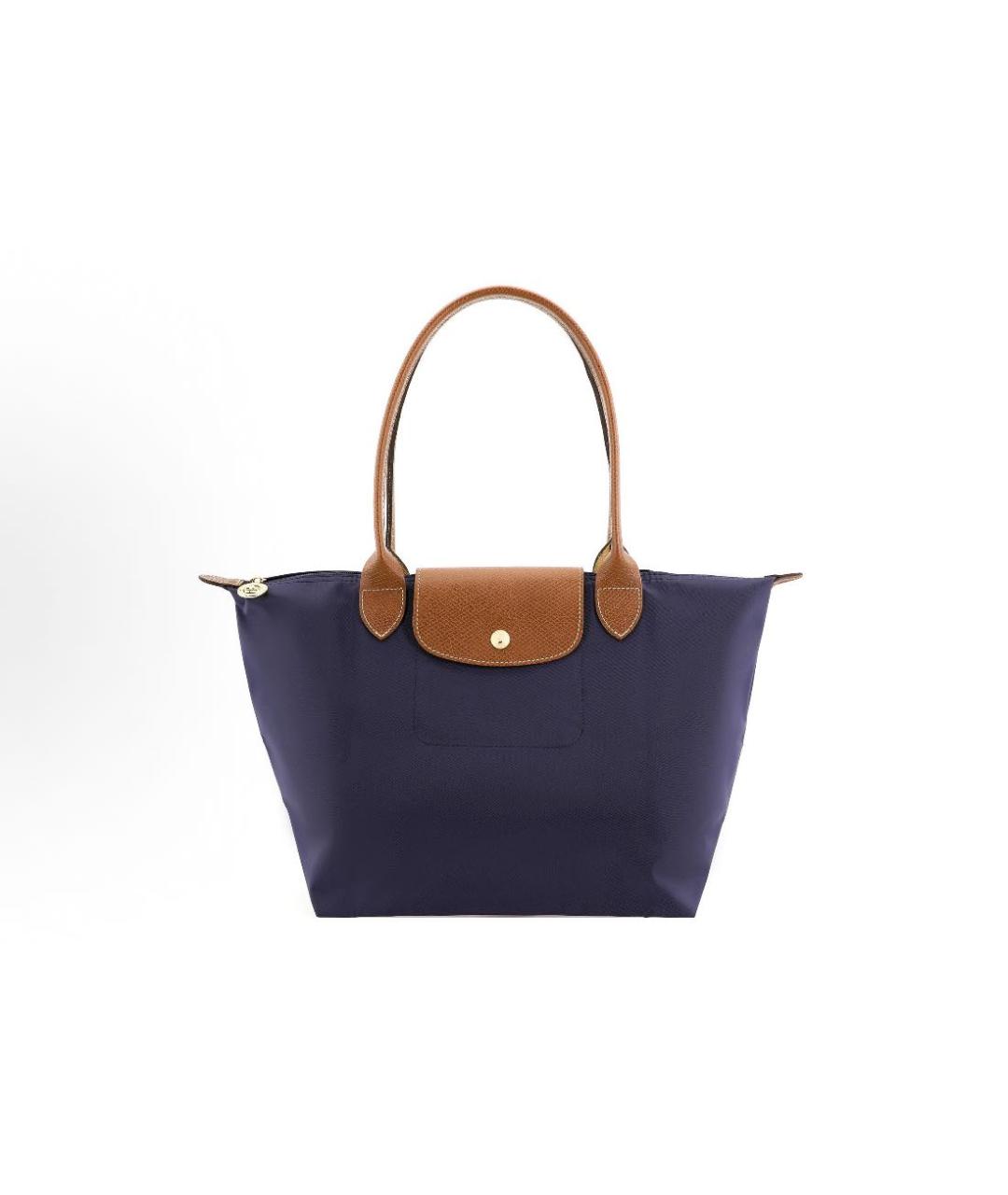 LONGCHAMP Темно-синяя сумка тоут, фото 4